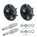 Includes (2) Square Stock 5-BOLT On 4-1/2 Inch Hub Assembly Pair Of. Fixed Price $101.53.