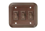 Rv Designer S659 Triple Spst On/off Labled Brown Lighting Switch. Fixed Price $29.97.