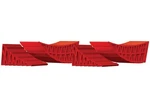 Valterra A10-0903 Stayput Curved Trailer Leveler W/ Chocks Red 2-PACK. Fixed Price $67.91.