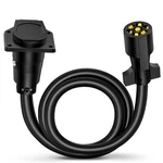 8FT 7 Pin Trailer Plug Wiring Harness 10-14 Awg Gooseneck Extension Wire Cable. Fixed Price $52.90.