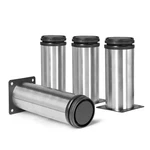 Masendelk Inch Metal Furniture Legs Stainless Steel Adjustable 6", Silver. Fixed Price $21.32.