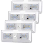 Bluefire 4 Pack Upgraded Super Bright Dc 12V Rv Ceiling Double Dome Light.... Fixed Price $65.19.