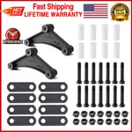Sparkwhiz Heavy Duty Tandem Trailer Axle Shackle Kit For Double Eye Spring Black. Fixed Price $38.30.