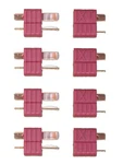 Progressive Rc Ac-ct T-plug (deans) Connectors, & Female (4 Pair). Fixed Price $8.73.