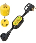 Eygde 50 Amp To 15 110 Rv Adapter - Patented 4200J Power With Surge. Fixed Price $30.16.