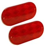 Blazer International 4-1/2 In. Oblong Red Self-adhesive Reflectors (2-PACK). Fixed Price $38.50.