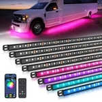8PCS N8 Rgbw Led Light Bar Tube Exterior Underglow Underbody Neon For Rvs. Fixed Price $87.54.