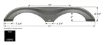 Icon Fender Skirt Tandem Grand Design- 15043. Fixed Price $454.63.