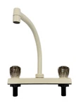 Hi Rise Rv Kitchen Sink Faucet Swivel Bone Camper Trailer Motorhome 8" Spout. Fixed Price $31.85.