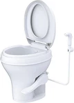 Residential Height Camper/rv Toilet With Sprayer Attachment, 18.5 Standard. Fixed Price $297.99.