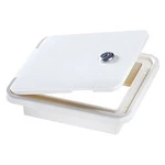 Rv Designer 6.5"H X 7.6"W Polar White Rectangular Electric Cable Hatch. Fixed Price $78.70.