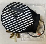 Air Plenum, Cast Aluminum, 4 Inch Oval, Machined For Throttle Body Carburetor. Fixed Price $125.00.