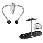 Skyflame 2-STAGE Auto Changeover Rv Propane Regulator With 2PCS 12-INCH Stain.... Fixed Price $131.91.