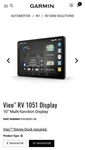 Garmin Rv 1051 Gps Navigator Lifetime Map Updates Navigation Media. Fixed Price $599.99.