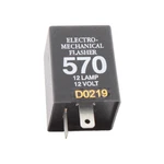 Peterson V570 Red 12-LAMP Electro-mechanical Flashers 2-PRONG Medium Duty 1.5". Fixed Price $9.65.