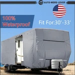 Waterproof Camper Travel Trailer Cover 4-PLY For Rv 30'-33'. Fixed Price $110.65.