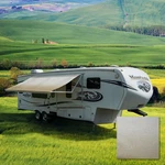 Rv Awning Fabric 18 Feet Width Tan Camper Replacement Shade 8'(96"). Fixed Price $149.95.