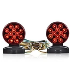 Led Magnetic Towing Trailer Lights Brake Tail Signal 12 Volt 2PCS Usa. Fixed Price $34.55.