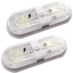 2-PACK Hqrp Rv Ceiling Double Dome Interior Indoor Light Trailer Fixture. Fixed Price $27.45.
