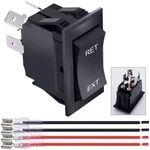 Weideer 12V Reverse Polarity Switch Momentary Power Jack Rocker 4PIN, Black. Fixed Price $14.54.