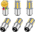 6-PACK 1076 Led Bulb For Rv, 1142 1004 BA15D Warm White Replacement 12V. Fixed Price $16.49.