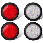 4PCS Inch Round Led Tail Lights - Trailer Stop Turn Brake .... Fixed Price $36.16.
