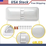 12V Interior Light Clear Frosted Dome Camper Trailer Marine 24-SMD Waterproof Xh. Fixed Price $14.24.