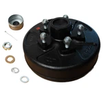 On 5" Trailer Hub & Drum Kit 10" 2-1/4" Fits 3,500 Lb Axle L68149 Bearing. Fixed Price $75.99.