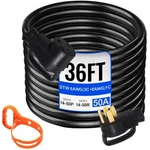 Vevor 36 Ft Amp Rv Extension Cord Nema 14-50P To 14-50R,26.5MM Wire Diameter. Fixed Price $171.10.