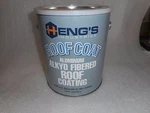 Heng's Roof Coat Aluminum Alkyd Fibered Gallon 43128-4 Hengs Please Read. Fixed Price $29.95.