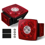 Partsam 12V Submersible Square Led Trailer Lights, Standard, Redwhite. Fixed Price $44.43.