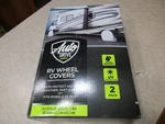 Rv Wheel Covers Size 32"-34.5" Auto Drive 1 Box Pc White -new- Low Shipping. Fixed Price $25.49.