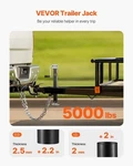 A-frame Trailer Jack, 5000 Lbs Dynamic Load Capacity, Stand With Ha. Fixed Price $76.86.