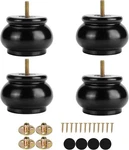 Maricome 2 Inch Black Wood Round Furniture Legs Predrilled M8. Fixed Price $31.70.