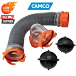 Super Heavy-duty Tote Tank Sewer Hose Kit 18MIL Hts Vinyl Connects For Rv Camper. Fixed Price $33.00.