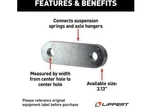 Lippert 1567651 Heavy Duty 3.13" Shackle Link. Fixed Price $39.95.