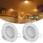 Rvzone 3 Inch Led Puck 12 Volt Boat Recessed Mount Ceiling Light,. Fixed Price $37.88.