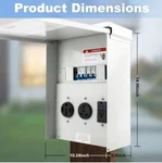 Tocretoare Temporary Power Outlet Panel, With 20, 30, 50 Amp Receptacle. Fixed Price $199.99.