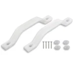 Leisure Coachworks 2 Pack 9" White Grab Handles For Rv, Trailer, Camper, Boat. Fixed Price $17.17.