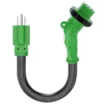 Rvguard 30A To 110V Adapter 18" Green Locking L530R 515P Cord W/led. Fixed Price $29.51.