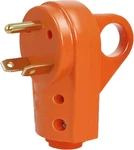 Amp Plug, Heavy Duty Nema TT-30P Replacement Adapte Color: Orange Male. Fixed Price $18.99.