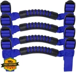 Danti Blue Roll Bar Grab Handles Jeep Wrangler Yj Tj Jk Jl 4PC. Fixed Price $20.00.