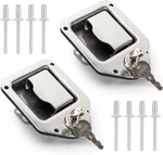 Lonffery Truck Latch Stainless Steel Paddle Lock Silvery. Fixed Price $28.74.