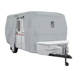 Drive Permapro Molded Fiberglass Travel Trailer Cover, Fits Up To 10 Ft.. Fixed Price $187.03.