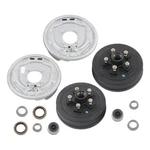 Trailer Drum Kits On 4.5" B.c. W/10 X2-1/4 Hydraulic Marine Brakes For 3500LB. Fixed Price $170.00.