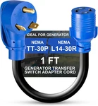 Nema TT-30P L14-30R Adapter Cord, Amp Prong Generator Transfe. Fixed Price $42.18.