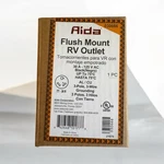 Aida 30A-125V Ac Flush Mount Rv Outlet 030666 3-POLE,3-WIRE Grounding. Fixed Price $15.10.
