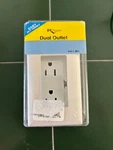 Rv Designer S811, Self Contained Dual Outlet With Cover Plate, White, Ac. Fixed Price $12.60.