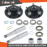 Labwork On Trailer Hub Kit And 8.25' Round #84 Spindle, W/ Bearing. Fixed Price $82.87.