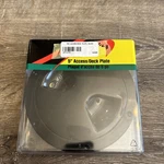 Jr Products 31035 - 6.8"D Black Round Access/deck Plate. Fixed Price $12.50.
